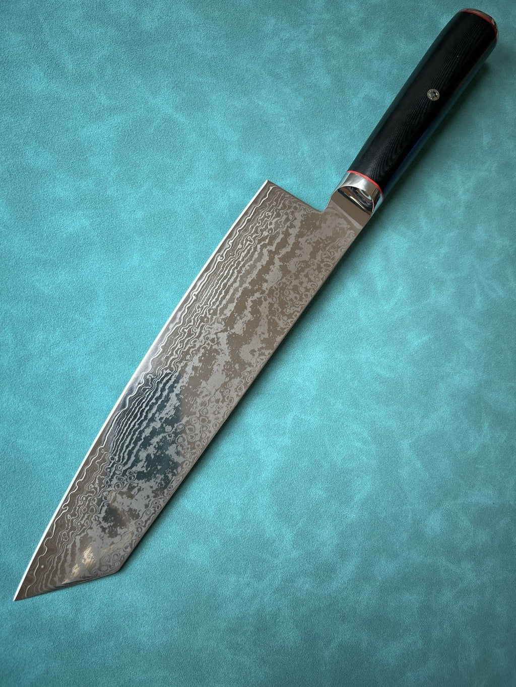 210mm 8" Kiritsuke Chef Knife S35VN Powder Steel Damascus G10 HRC61 Mosaic