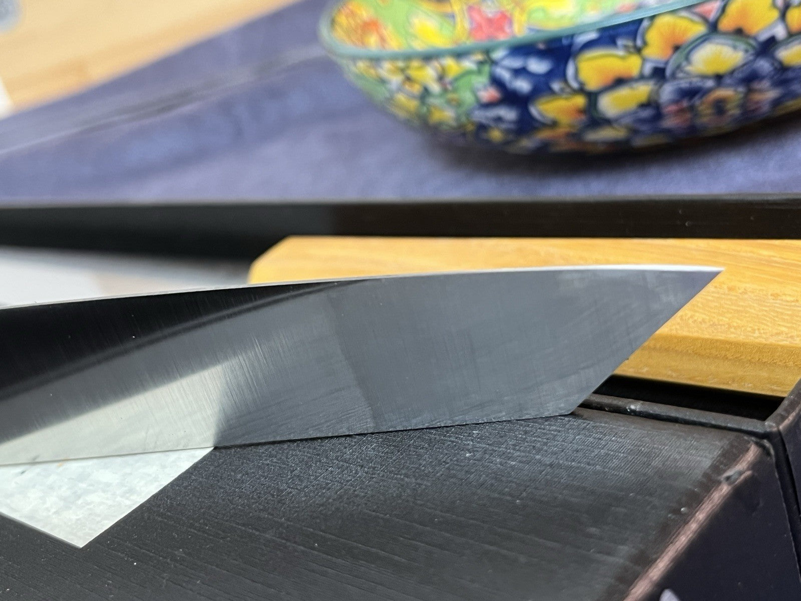 240mm (9.4”) Sujihiki Slicing Knife 9Cr15 Steel HRC 60+ Wood Handle Double Bevel