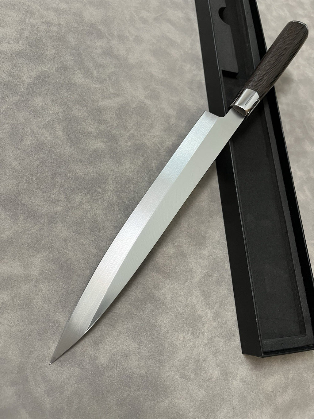 240mm 9.5" Yanagiba Sushi Knife Single Bevel Right Hand Wenge Handle 7Cr Steel