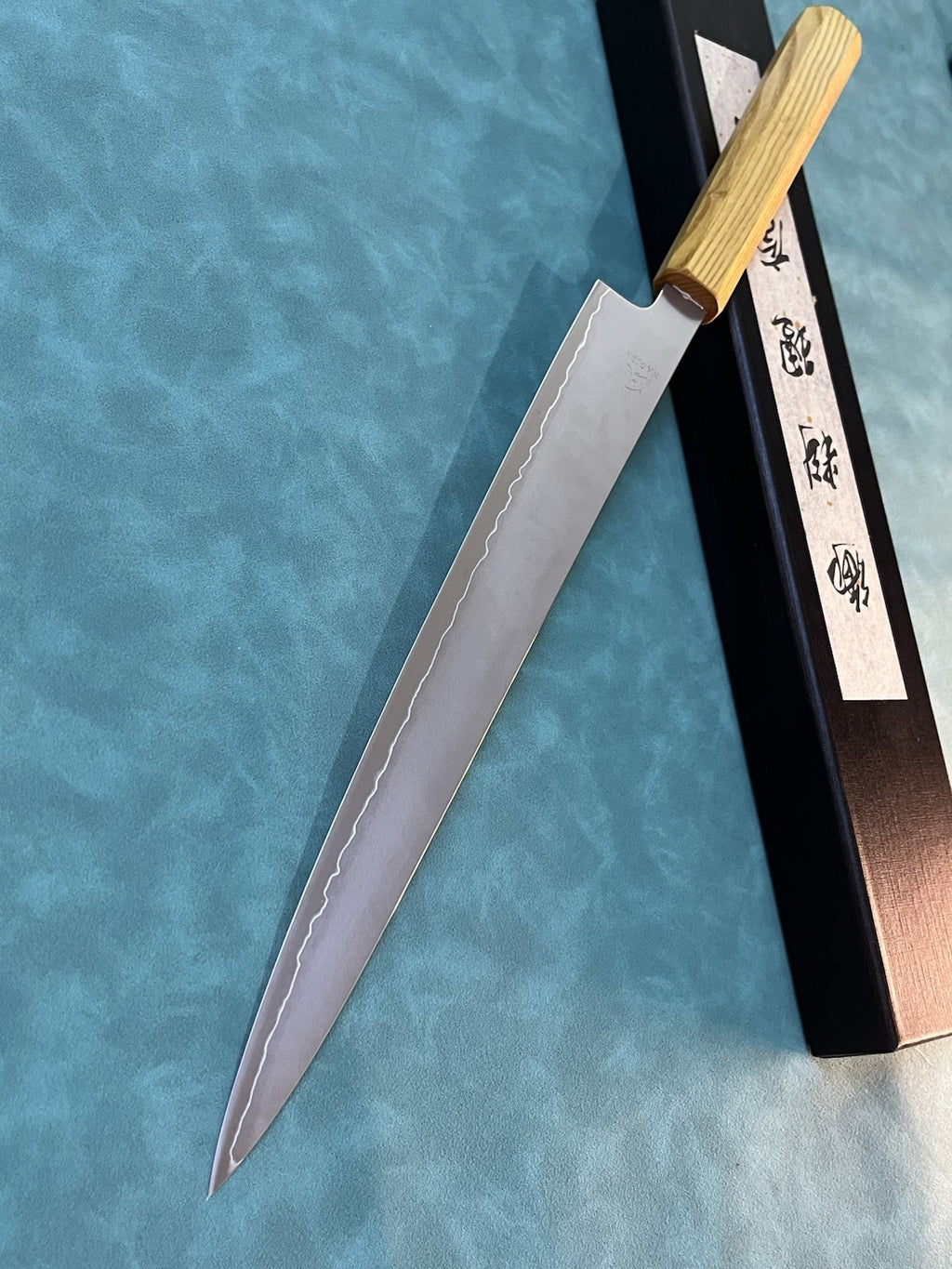 NAGIBA Sujihiki Sashimi Knife 270mm/10.5" N690 Japanese Style Wa Wood Handle