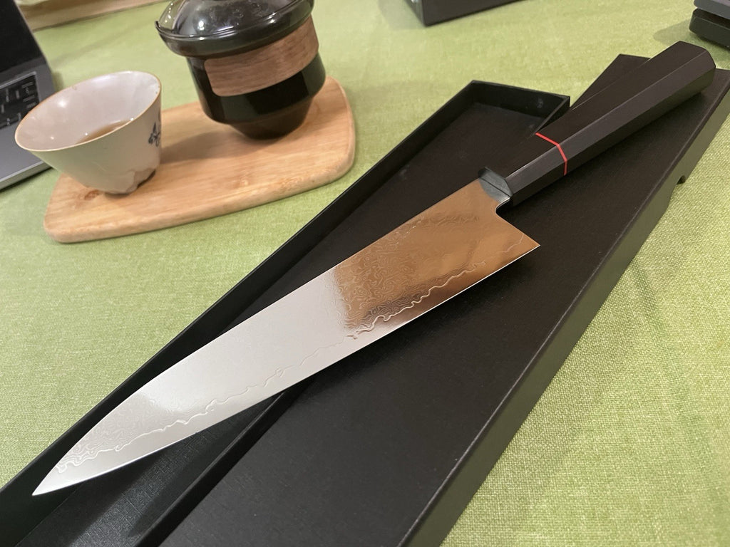 Japanese Style Gyuto Chef Knife 8" 210mm 9Cr18MoV Mirror Octagonal G10 Handle