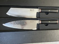 NAGIBA Japanese Chef Knife Set 8" S35VN Damascus Gyuto + 7" Bunka 10Cr15CoMoV