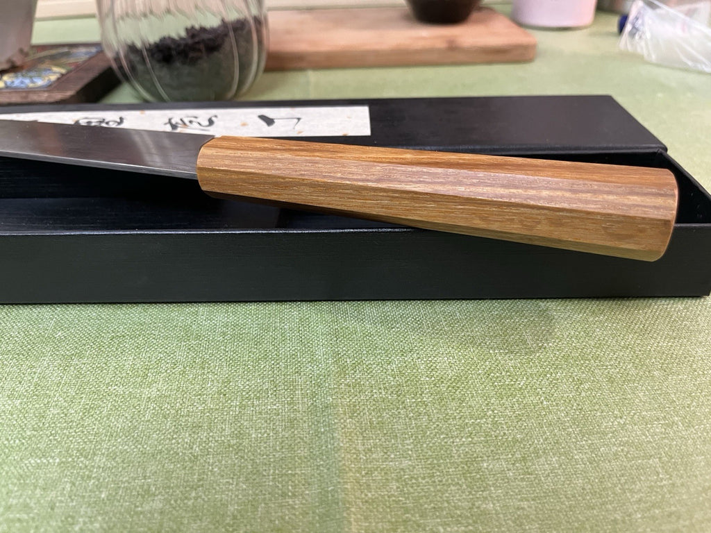 Professional Sujihiki Slicing Knife 270mm 10.6in 9Cr15MoV Octagonal Wood Handle