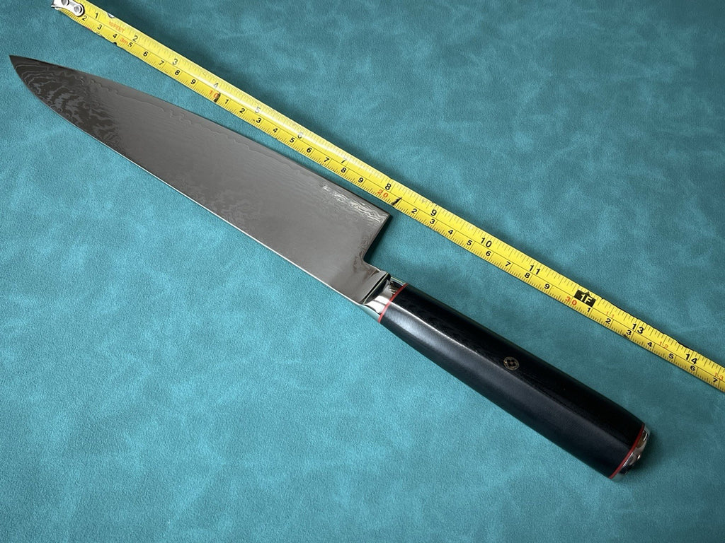 210mm 8" Gyuto Chef Knife S35VN Powder Steel Damascus G10 Mosaic Handle HRC 61+