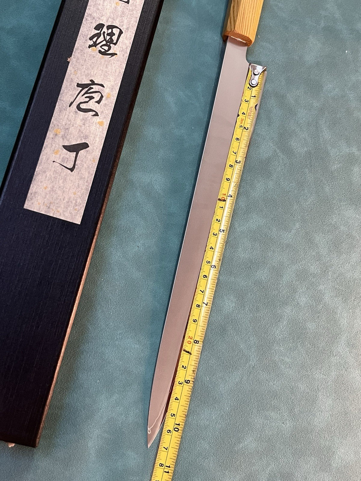 NAGIBA Sujihiki Sashimi Knife 270mm/10.5" N690 Japanese Style Wa Wood Handle