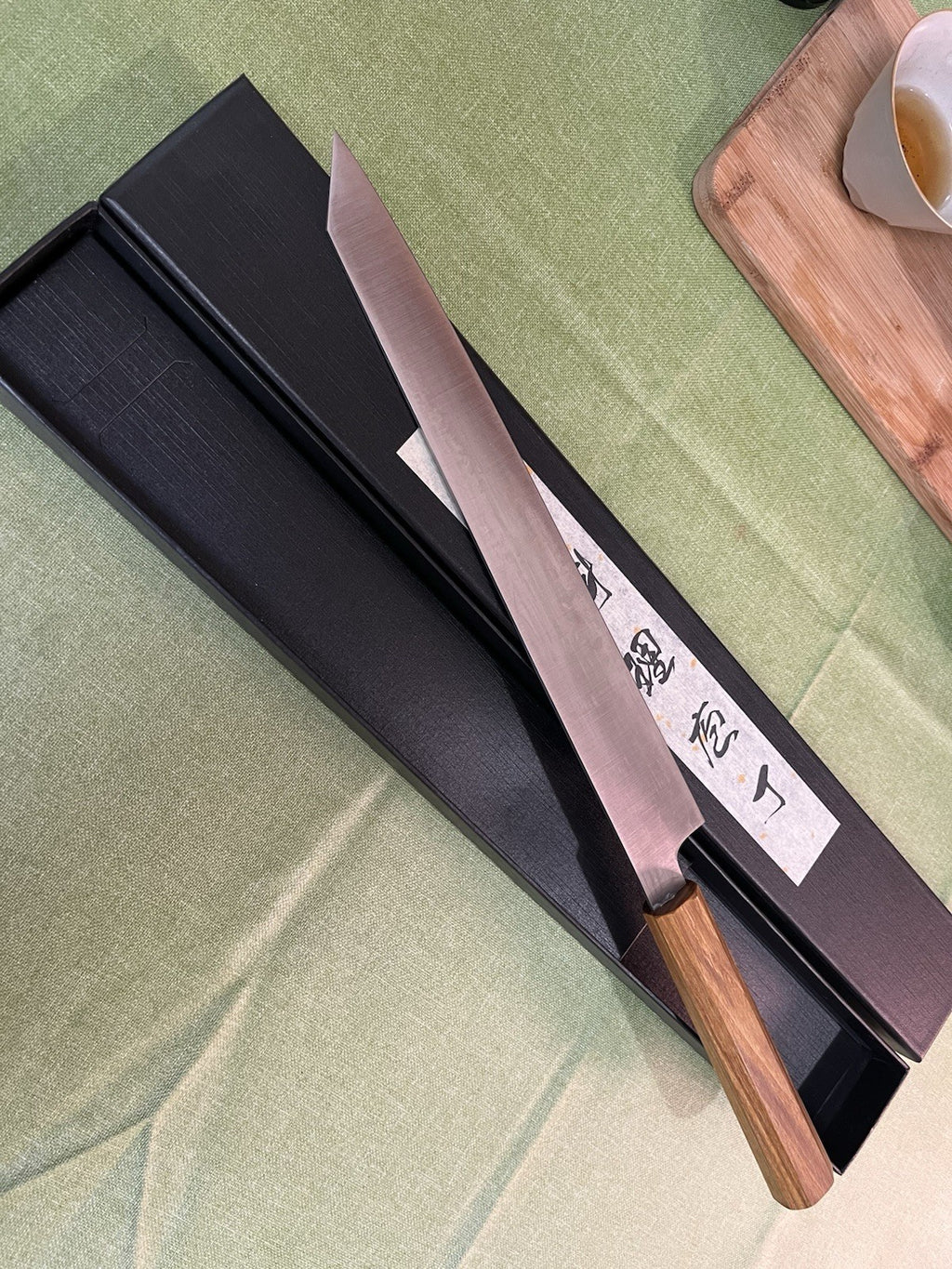 Professional Sujihiki Slicing Knife 270mm 10.6in 9Cr15MoV Octagonal Wood Handle