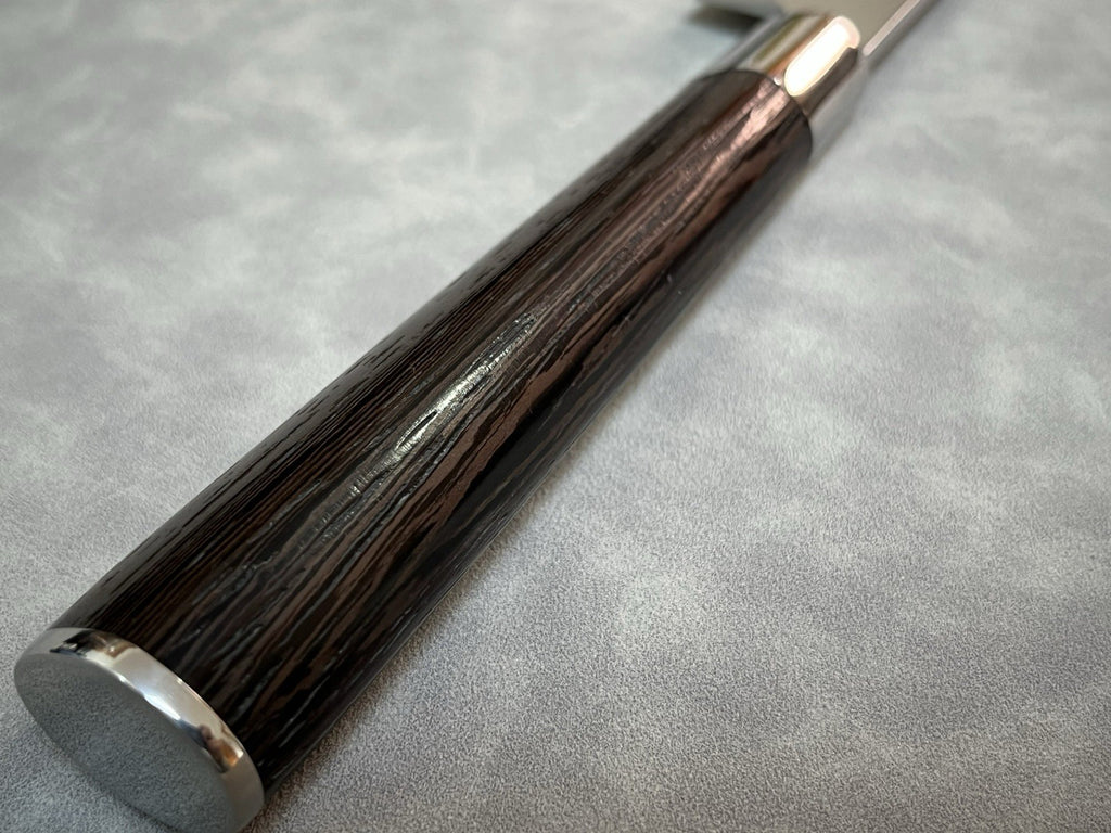 Left 270mm 10.5" Single Bevel Yanagiba Sashimi Knife Uraoshi 7Cr Wenge Handle