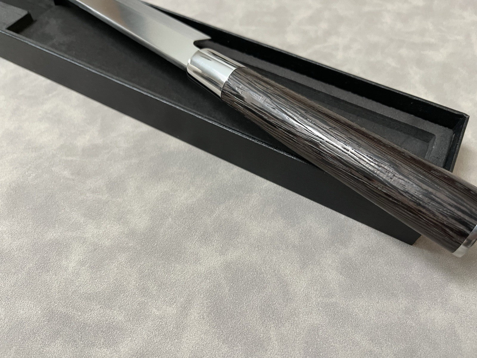 240mm 9.5" Yanagiba Sushi Knife Single Bevel Right Hand Wenge Handle 7Cr Steel