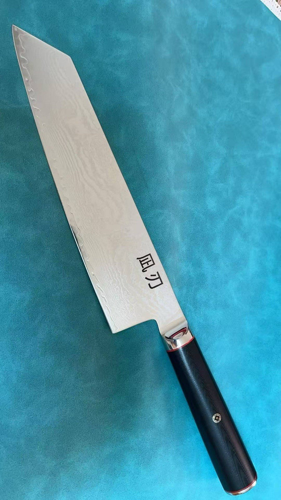 210mm 8" Kiritsuke Chef Knife S35VN Powder Steel Damascus G10 HRC61 Mosaic