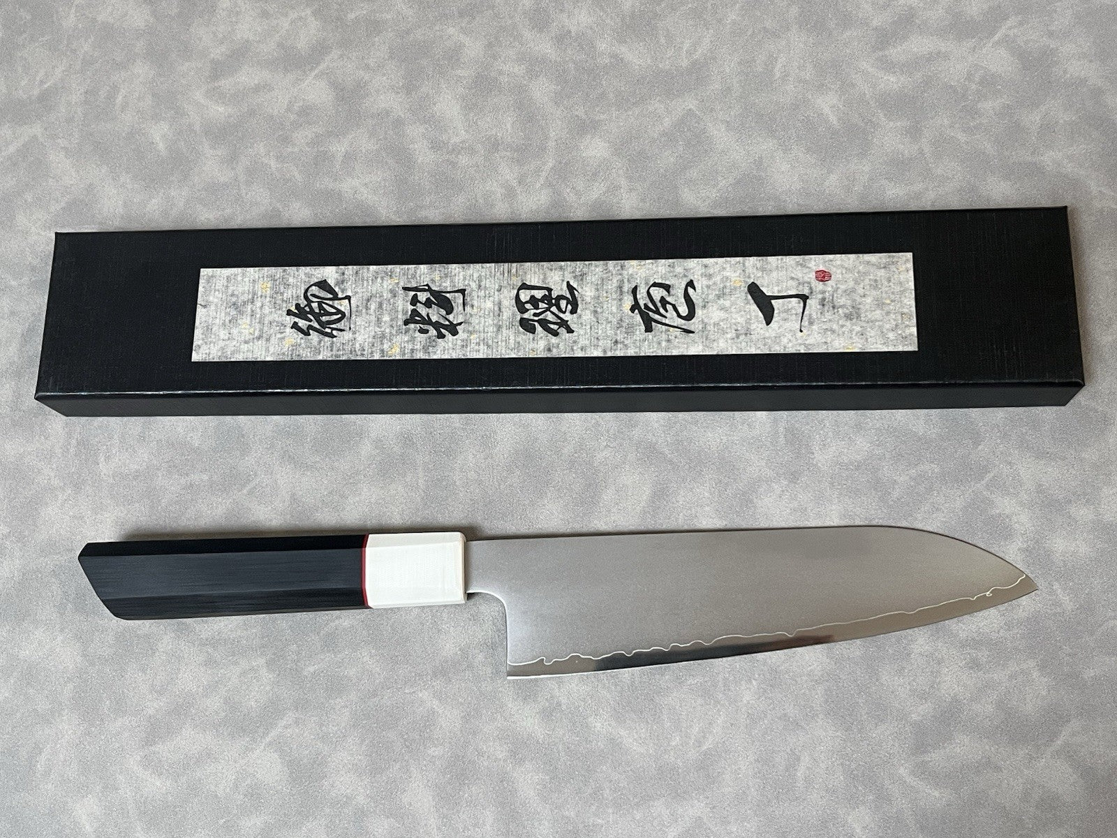 Professional 7" Santoku Knife - 9Cr18MoV Steel Japanese Chef Knife, G10 Handle