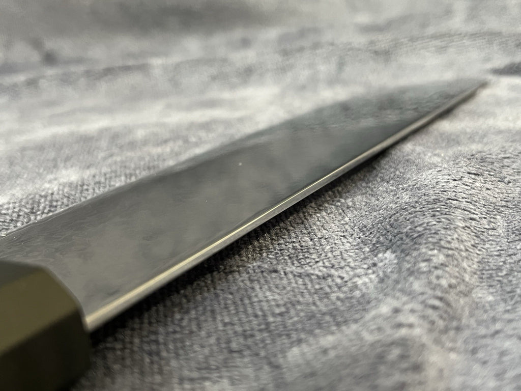 7" Kiritsuke Nakiri Chef Knife Damascus Pattern 9Cr18 Steel Mirror Polished G10
