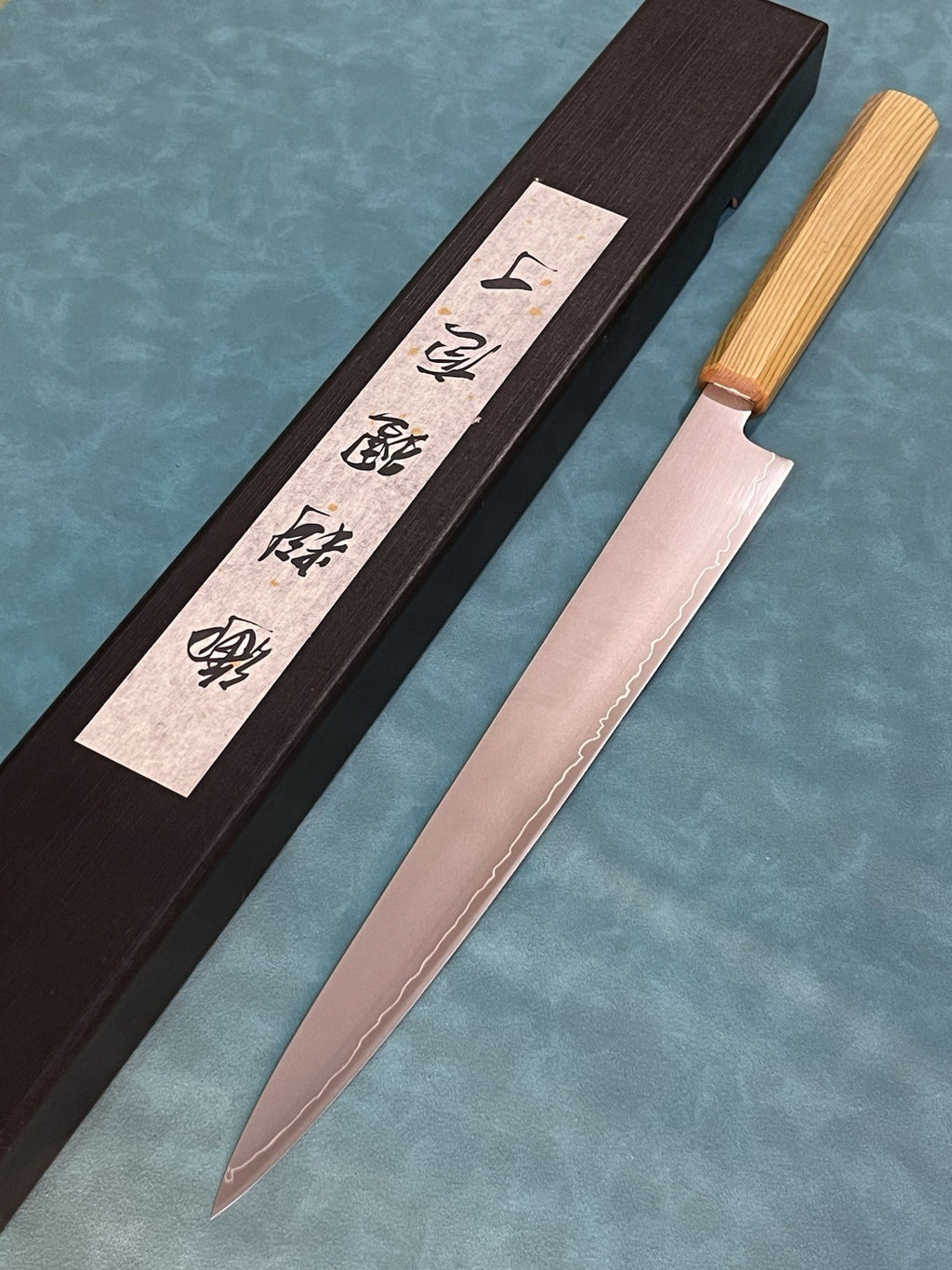 NAGIBA Sujihiki Sashimi Knife 270mm/10.5" N690 Japanese Style Wa Wood Handle