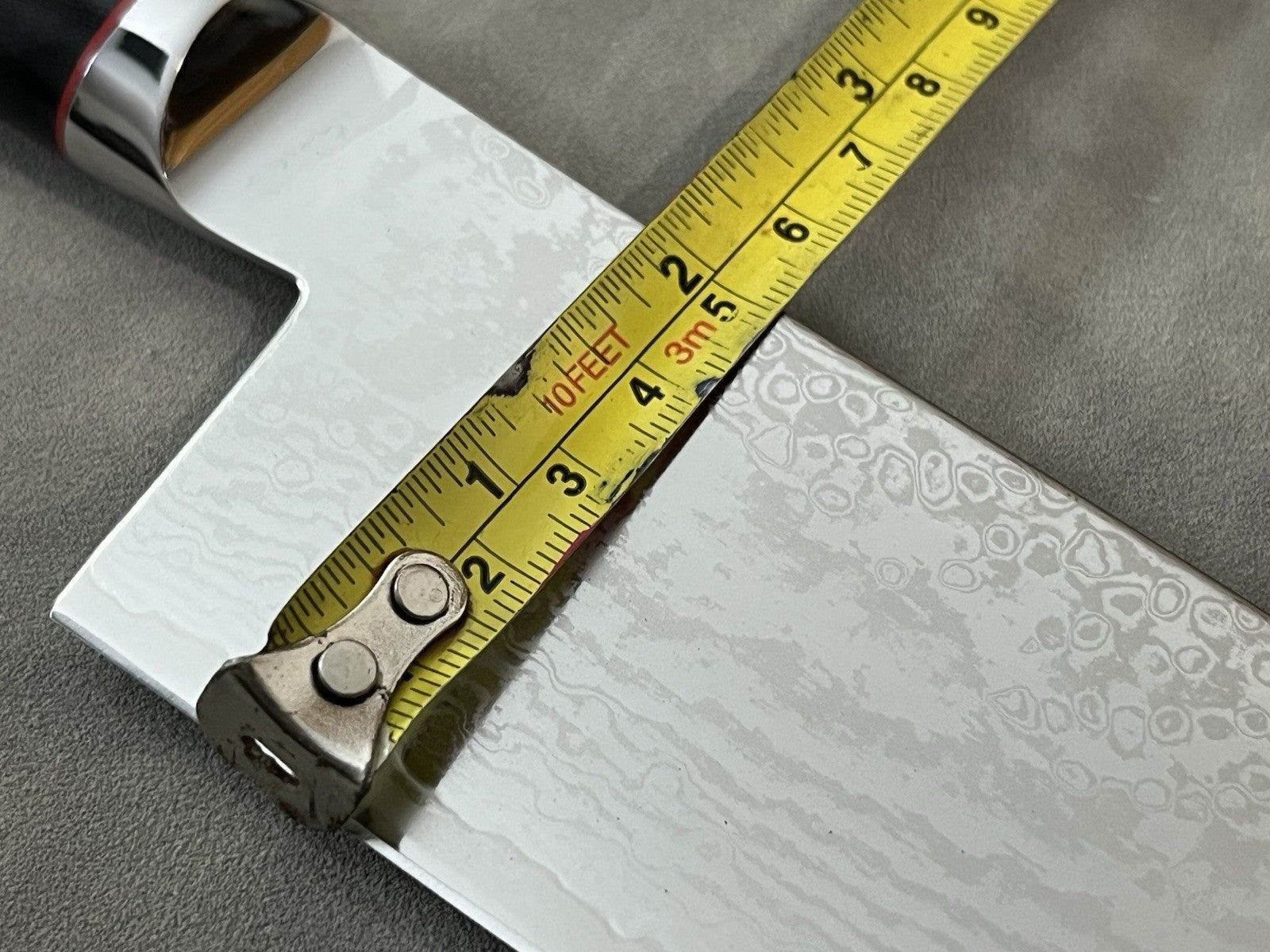 240mm 9.5" S35VN Core Powder Steel Damascus Chef Knife Gyuto Mosaic G10 Handle