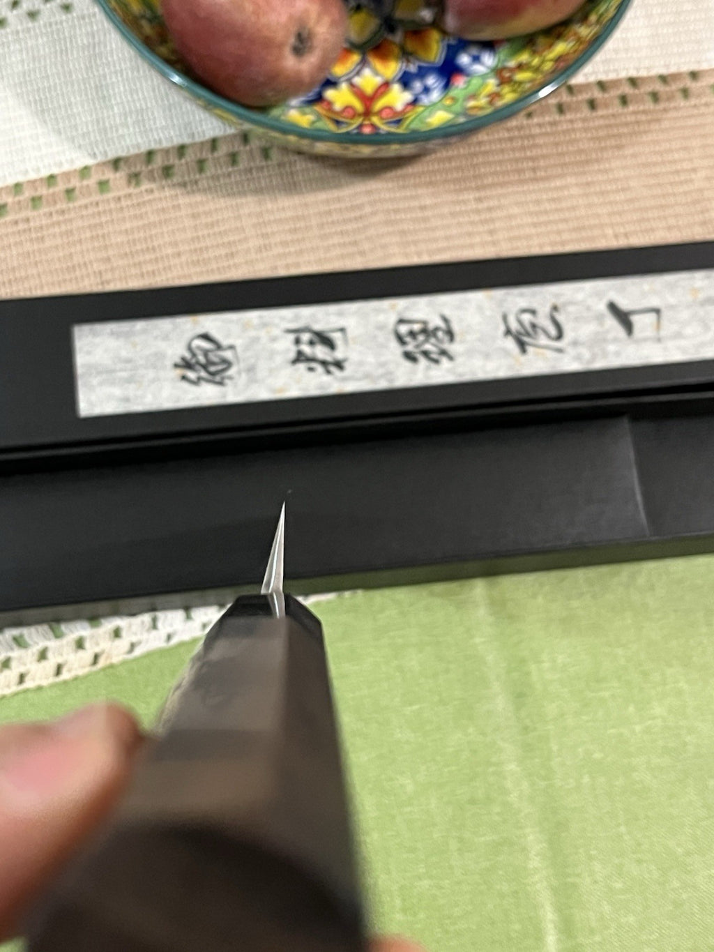 Master Handmade VG10 Yanagiba 270mm Sashimi Knife Ebony Horn Handle Right Hand