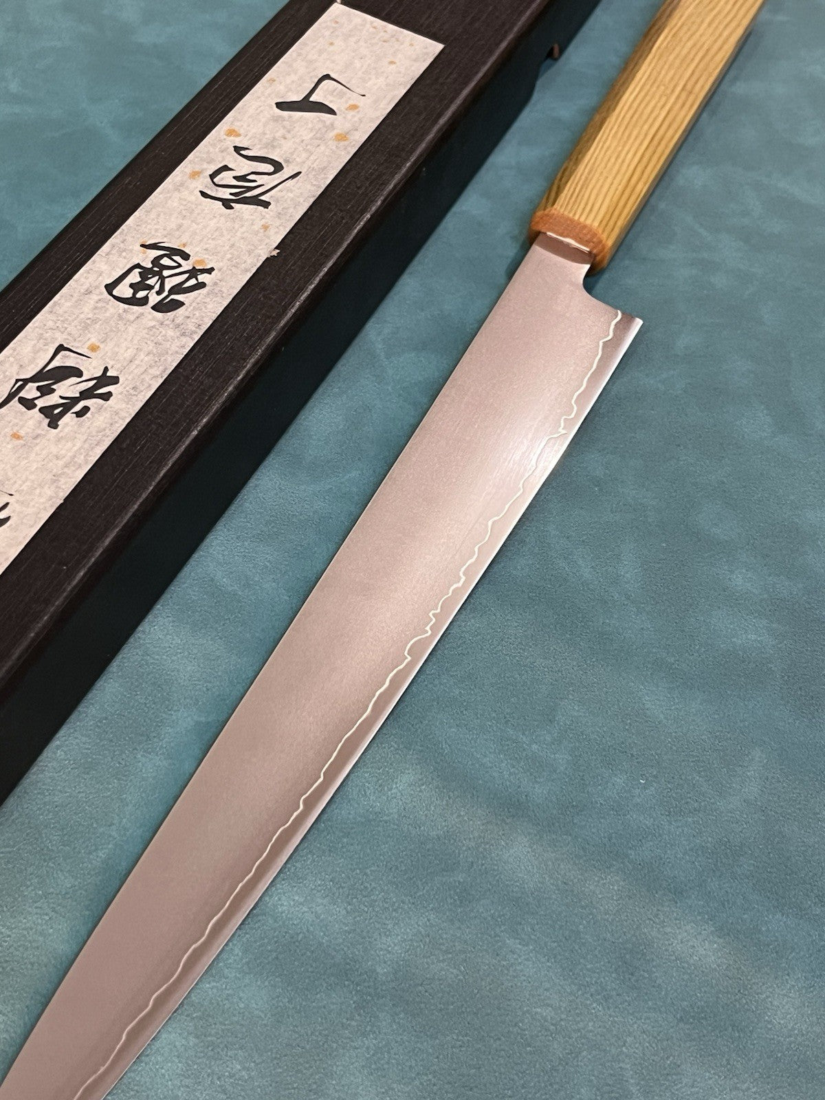 NAGIBA Sujihiki Sashimi Knife 270mm/10.5" N690 Japanese Style Wa Wood Handle