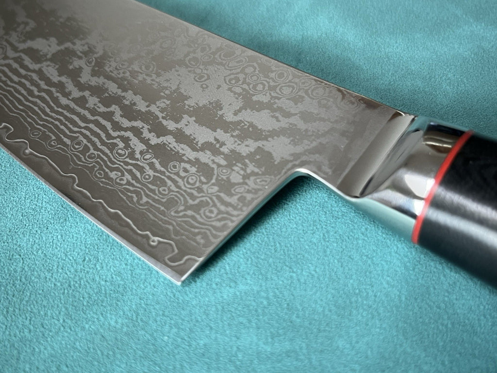 210mm 8" Gyuto Chef Knife S35VN Powder Steel Damascus G10 Mosaic Handle HRC 61+