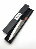 8" 210mm Gyuto Chef Knife 9Cr18MoV Hammered Tsuchime Wood Octagonal Wa Handle