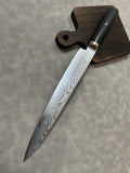9.5" Sujihiki Slicer S35VN Powder Steel Damascus G10 Mosaic Pin Japanese Style