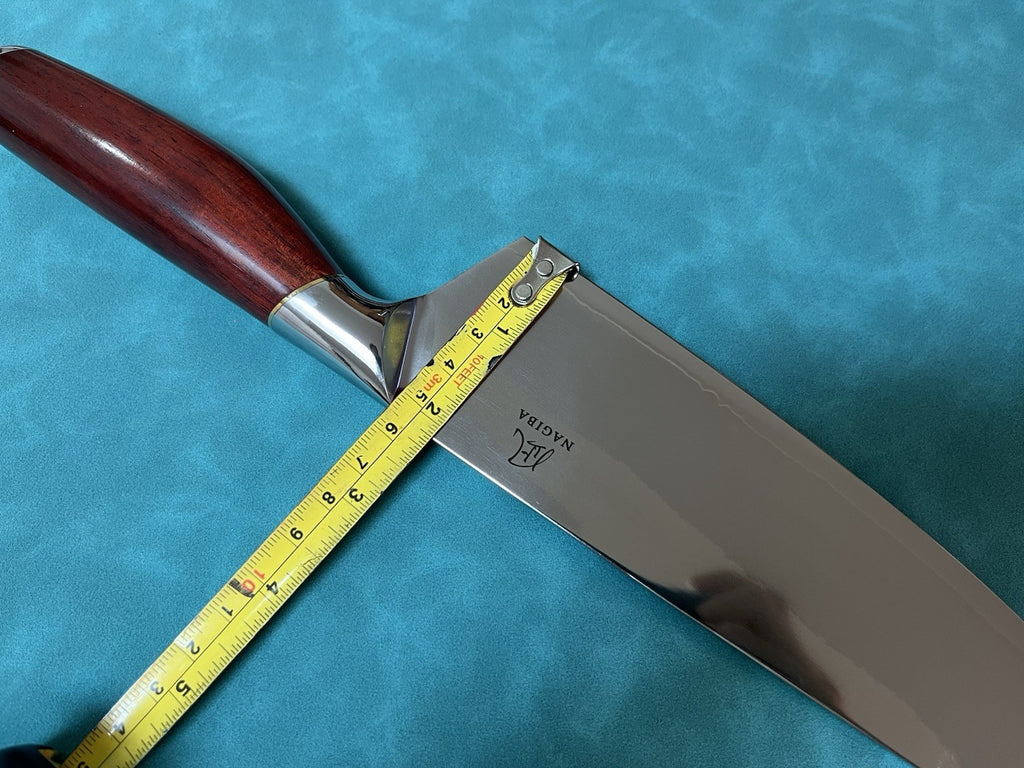 NAGIBA Kiritsuke Chef Knife 8" 210mm 9Cr 9 Layer Stainless Steel Gyuto Rosewood