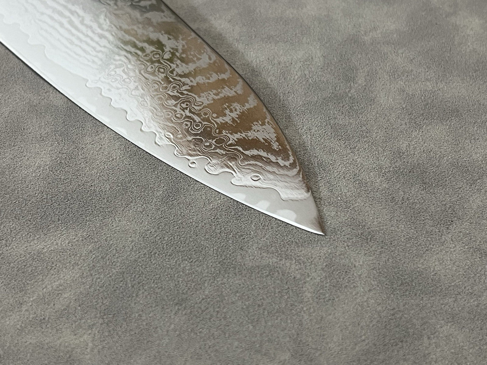 240mm 9.5" S35VN Core Powder Steel Damascus Chef Knife Gyuto Mosaic G10 Handle