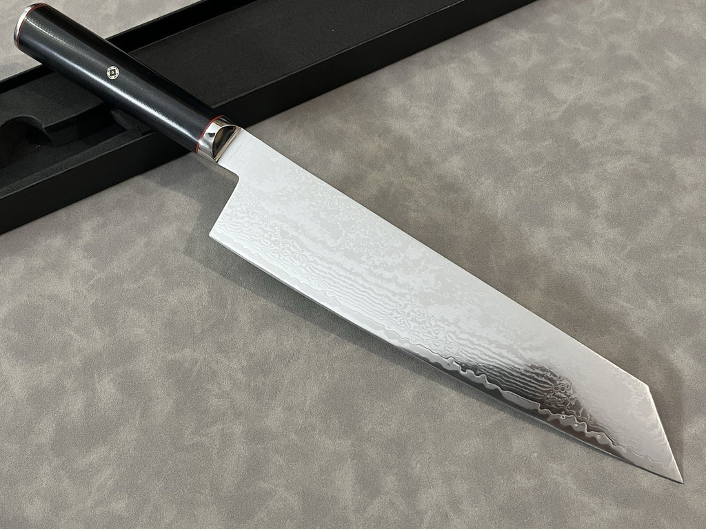 9.5” 240mm S35VN Powder Steel Damascus Kiritsuke Gyuto Chef Knife K-Tip G10