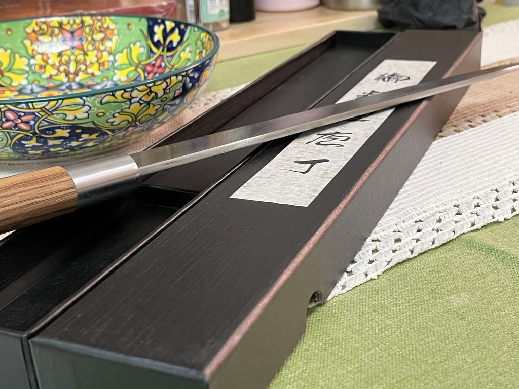300mm 12" Yanagiba Sashimi Knife Japanese Sushi Chef Slicer Single Bevel Urasuki