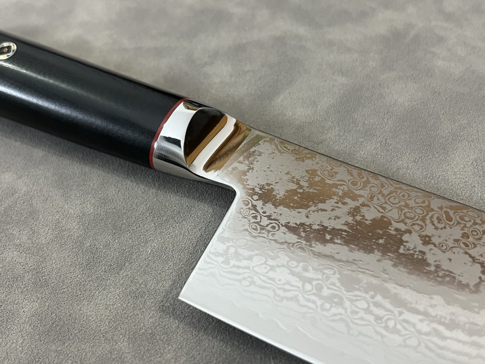 9.5” 240mm S35VN Powder Steel Damascus Kiritsuke Gyuto Chef Knife K-Tip G10