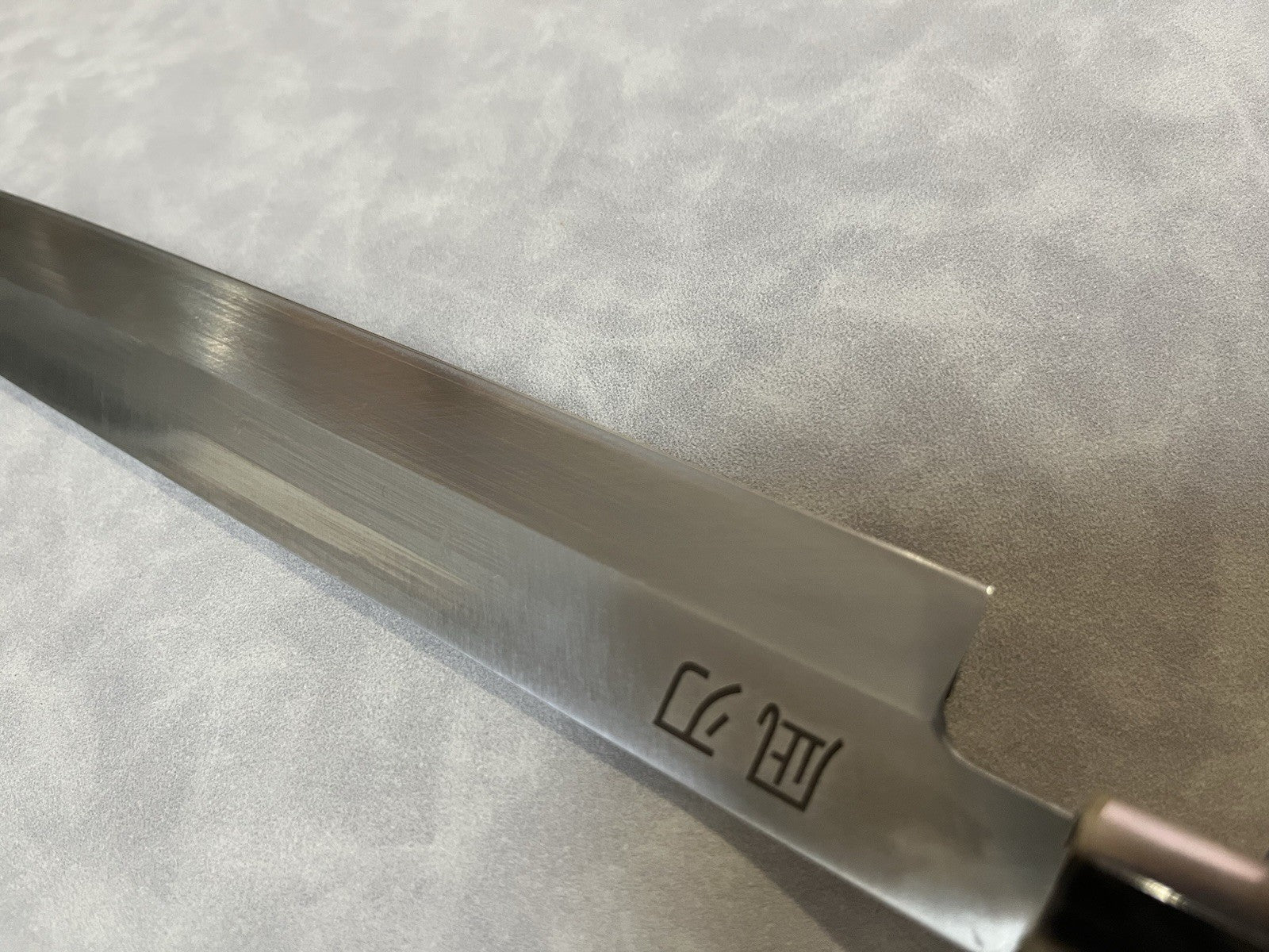 NAGIBA Yanagiba Sashimi Knife 300mm 12" 10Cr15 Clad Ebony Buffalo Horn Handle