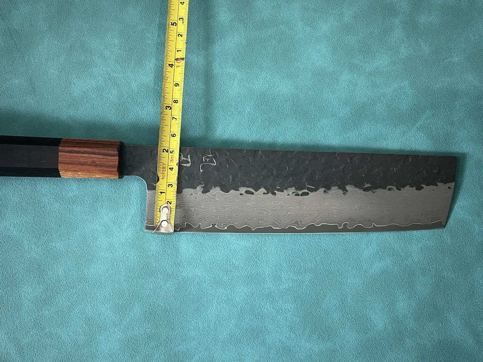 3pc VG10 Damascus Knife Set 8" Kiritsuke 8" Gyuto 7" Nakiri Hammered Chef Knives