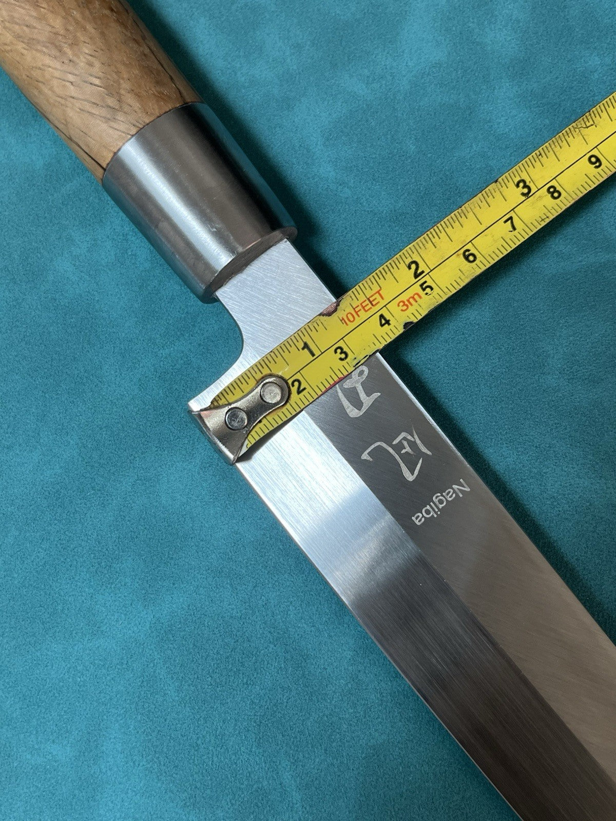 NAGIBA 270mm 10.5in Yanagiba Sashimi Sushi Knife Single Bevel Wood Handle Saya