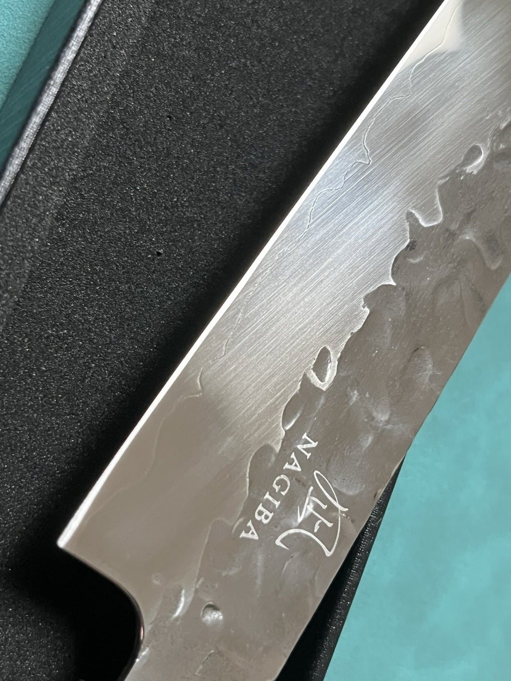 270mm 10.5in Sujihiki Slicing Knife 10Cr15 3-Layer Hammered Ebony Octagon Handle