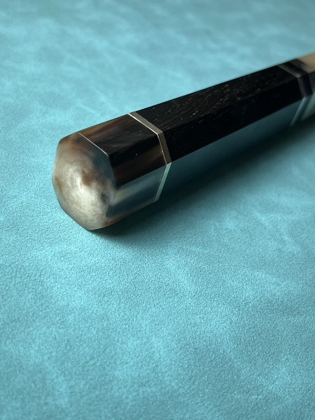 12" 300mm Sakimaru Takohiki Sushi Knife 10Cr Steel Double Horn Ebony Handle