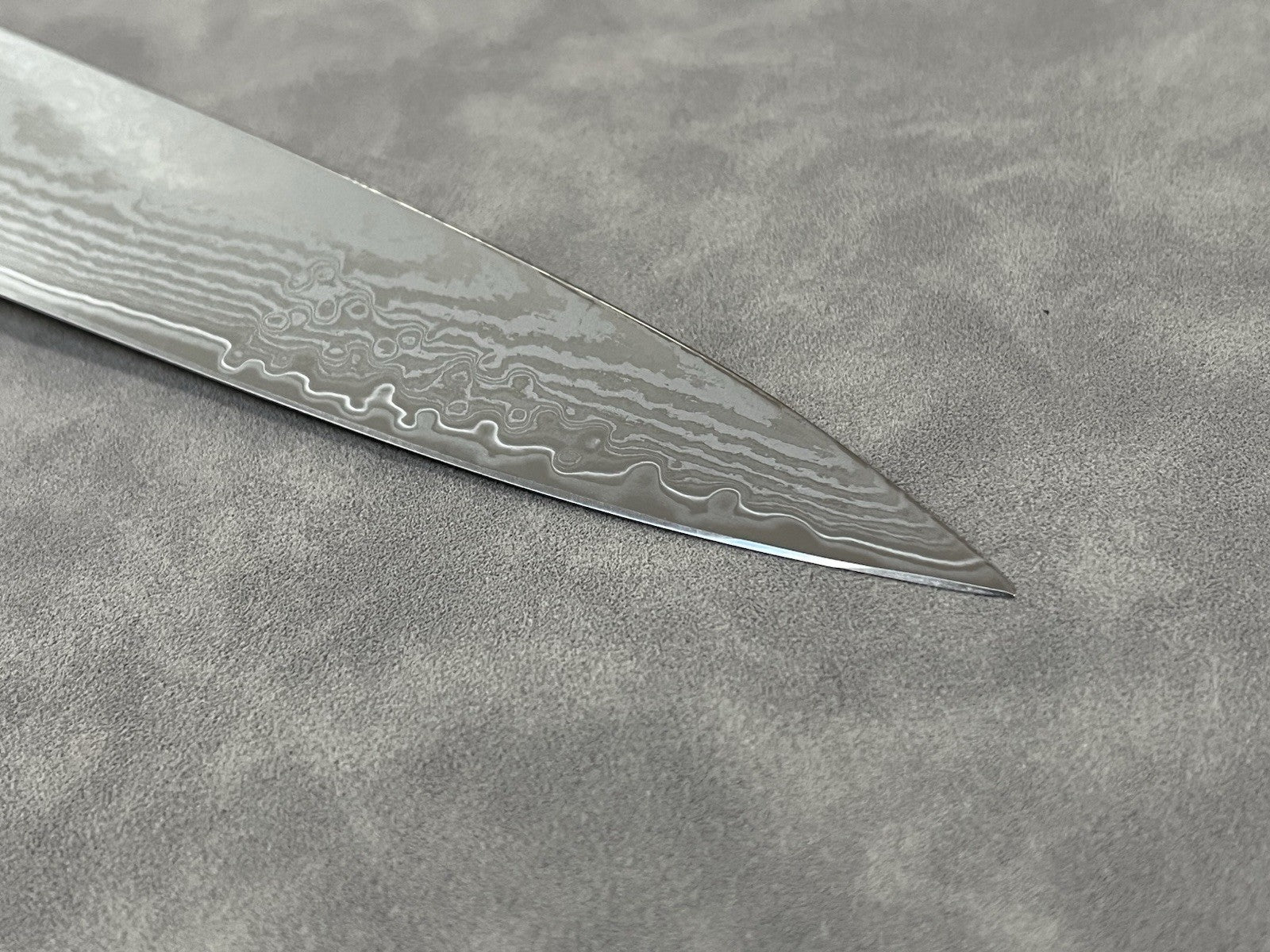 9.5" Sujihiki Slicer S35VN Powder Steel Damascus G10 Mosaic Pin Japanese Style