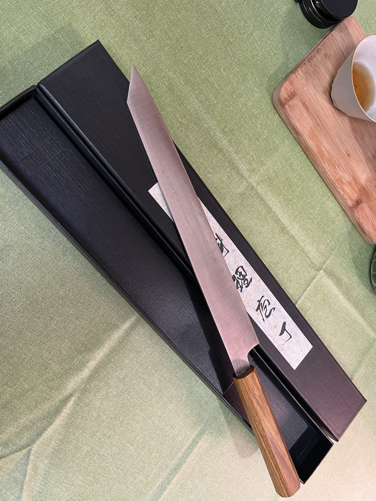 Professional Sujihiki Slicing Knife 270mm 10.6in 9Cr15MoV Octagonal Wood Handle