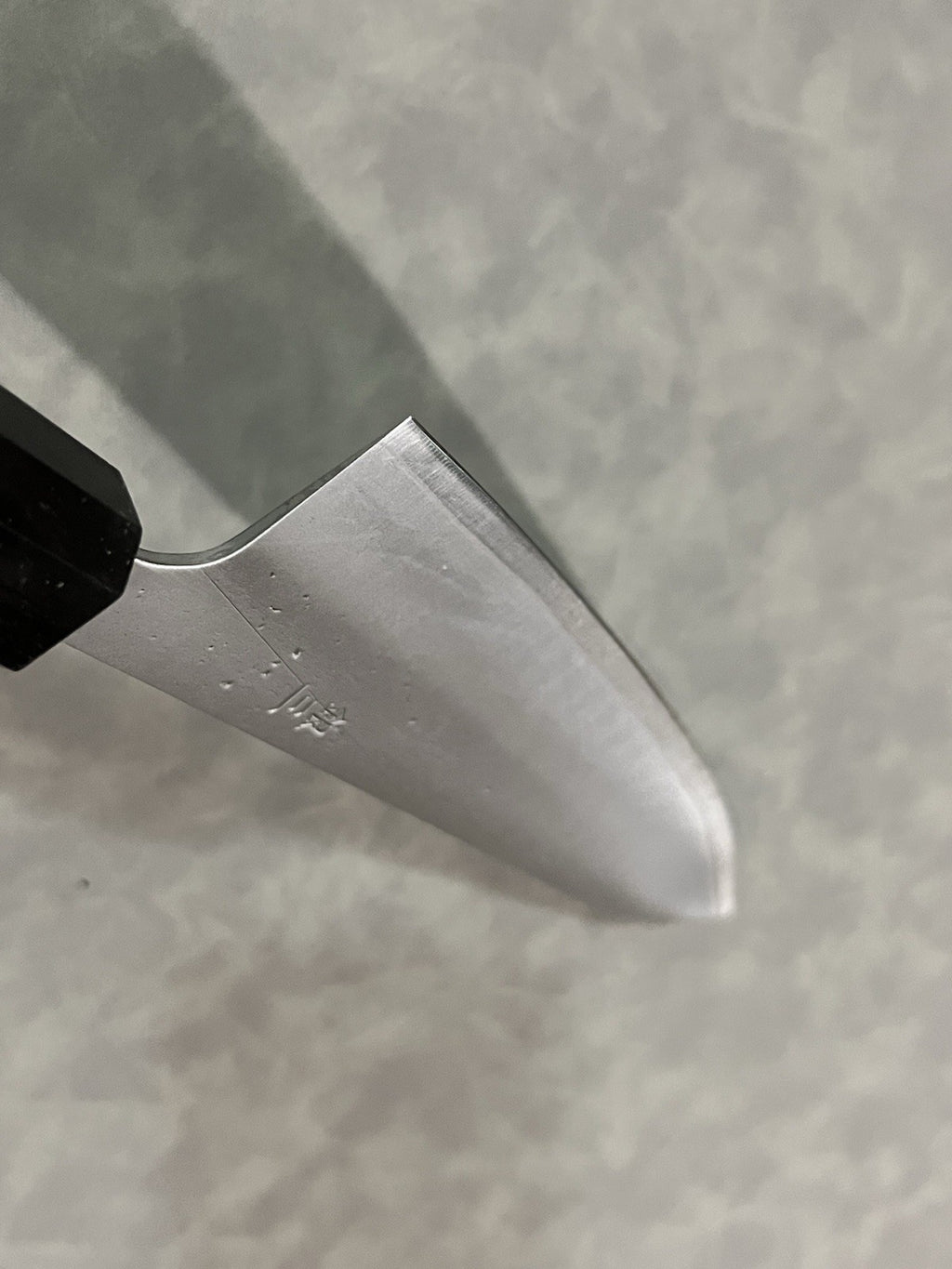 210mm 8" Gyuto Chef Knife Stainless Steel Nashiji Olive Wood Octagonal w/ Saya