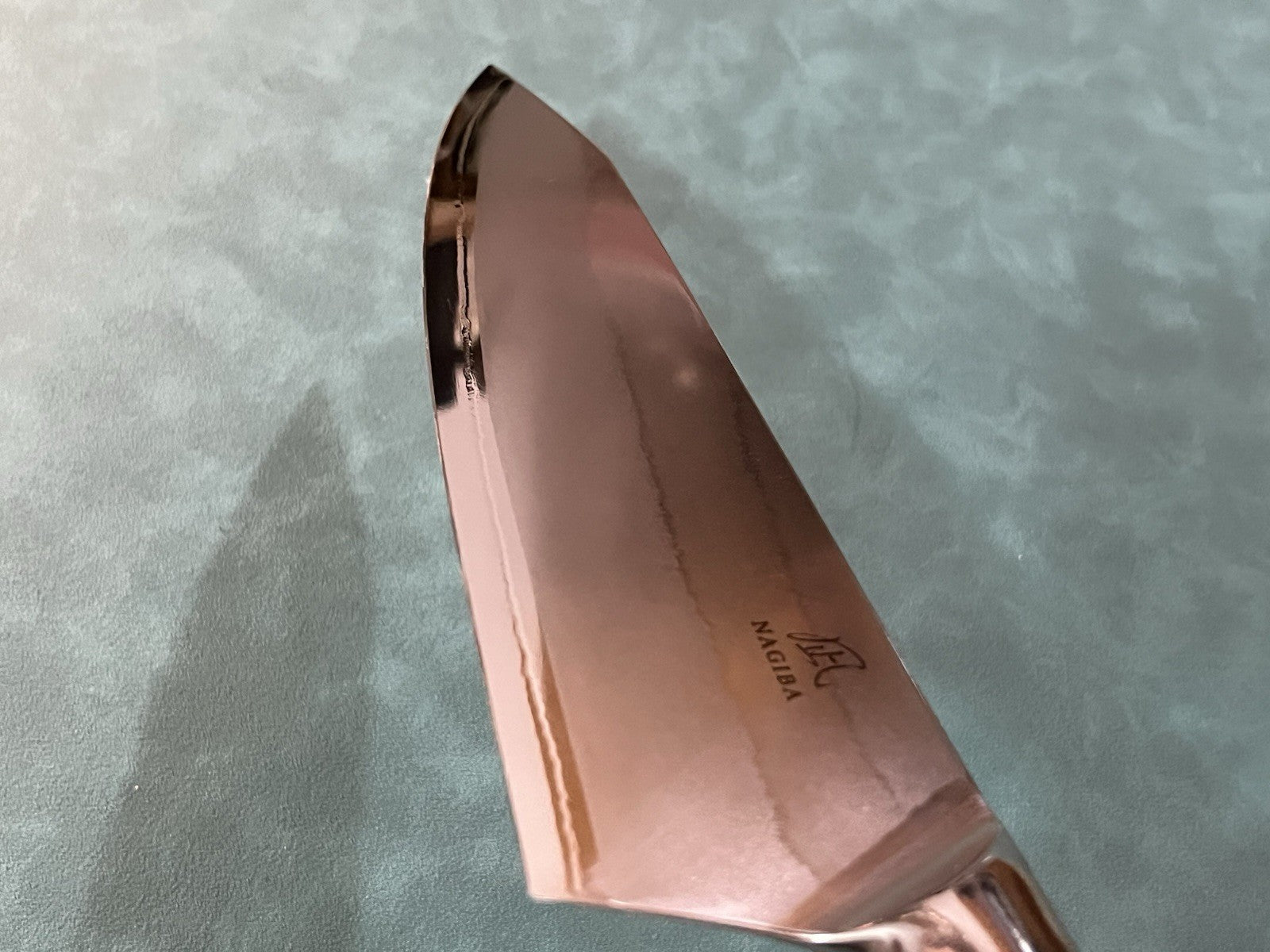 NAGIBA Kiritsuke Chef Knife 8" 210mm 9Cr 9 Layer Stainless Steel Gyuto Rosewood