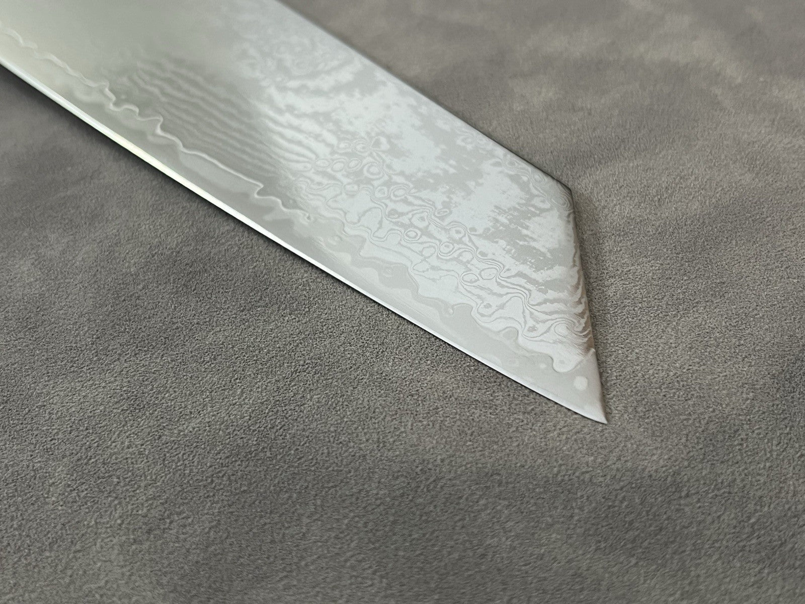 9.5” 240mm S35VN Powder Steel Damascus Kiritsuke Gyuto Chef Knife K-Tip G10