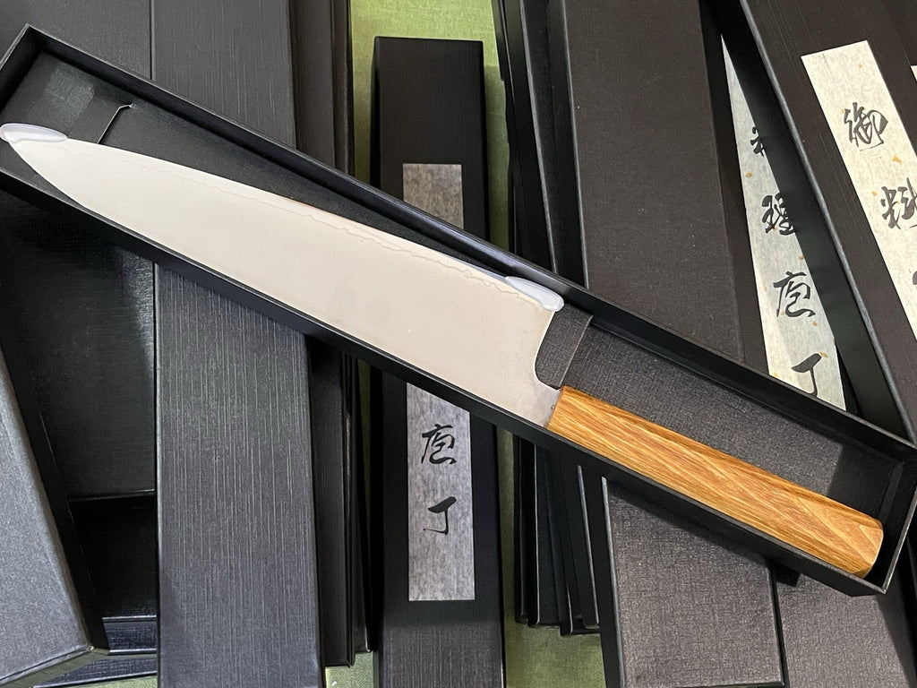 NAGIBA 240mm 9.4” Gyuto Chef Knife N690 Cobalt HRC60 Octagonal Wa Wood Handle
