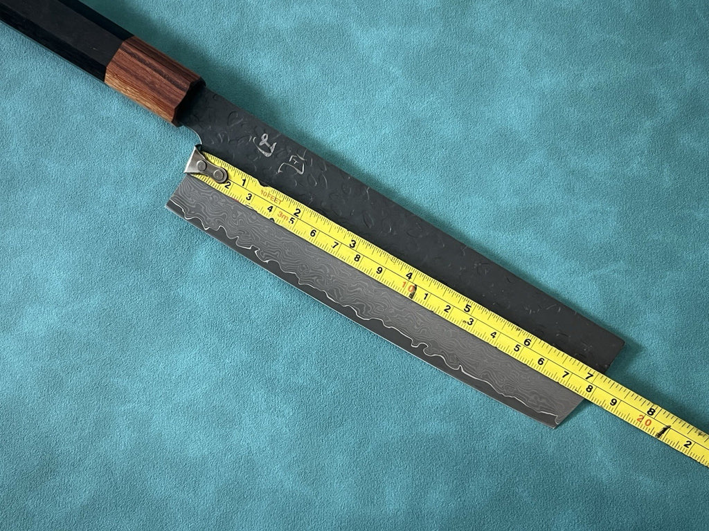 3pc VG10 Damascus Knife Set 8" Kiritsuke 8" Gyuto 7" Nakiri Hammered Chef Knives