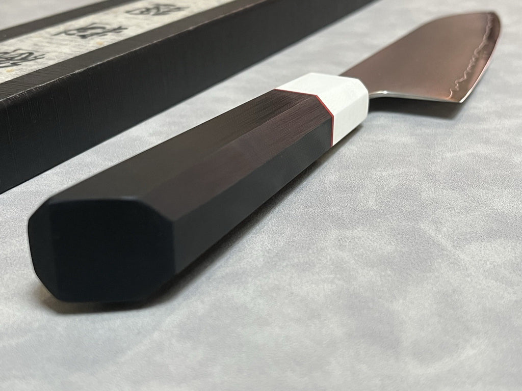 Professional 7" Santoku Knife - 9Cr18MoV Steel Japanese Chef Knife, G10 Handle