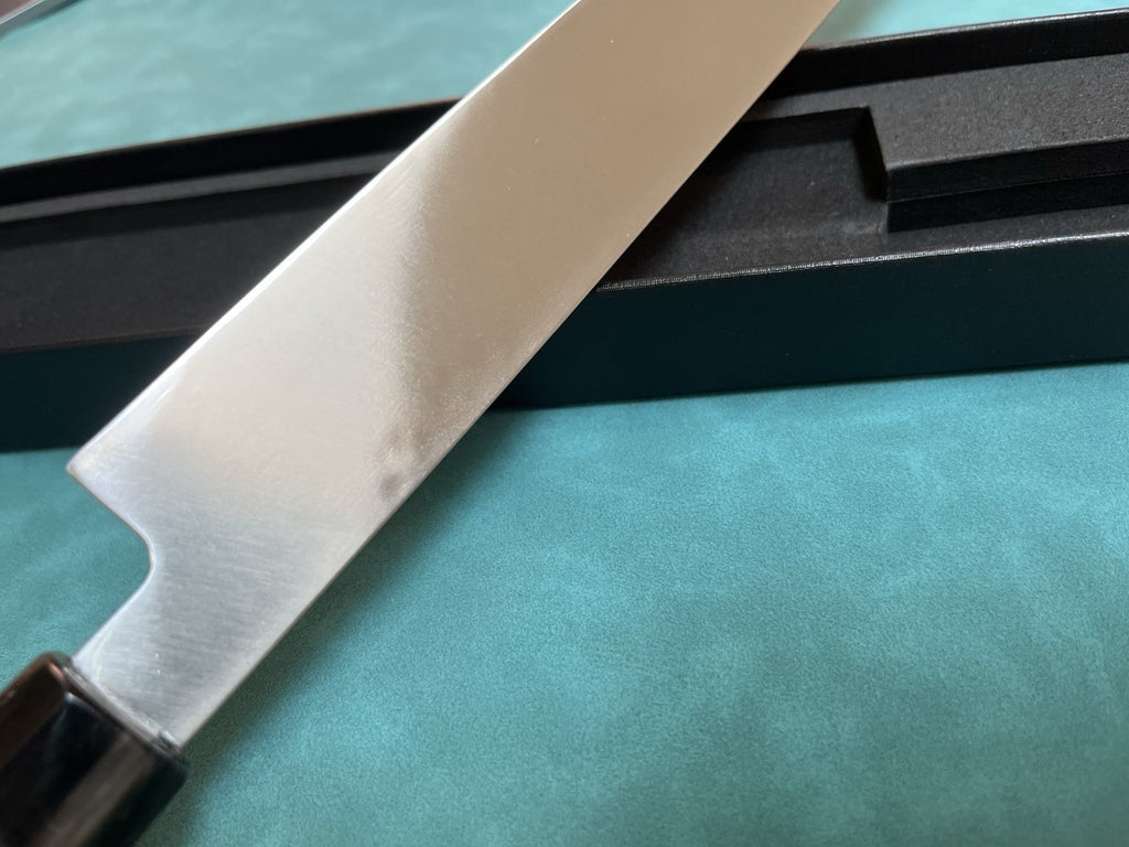 10.5" Yanagiba 270mm Sashimi Knife 10Cr15 Clad Steel Right Handed Ebony Urasuki