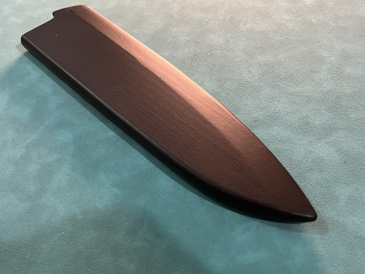 210mm 8" Wooden Saya for Gyuto Chef Knife Edge Guard Sheath with Magnetic Pin