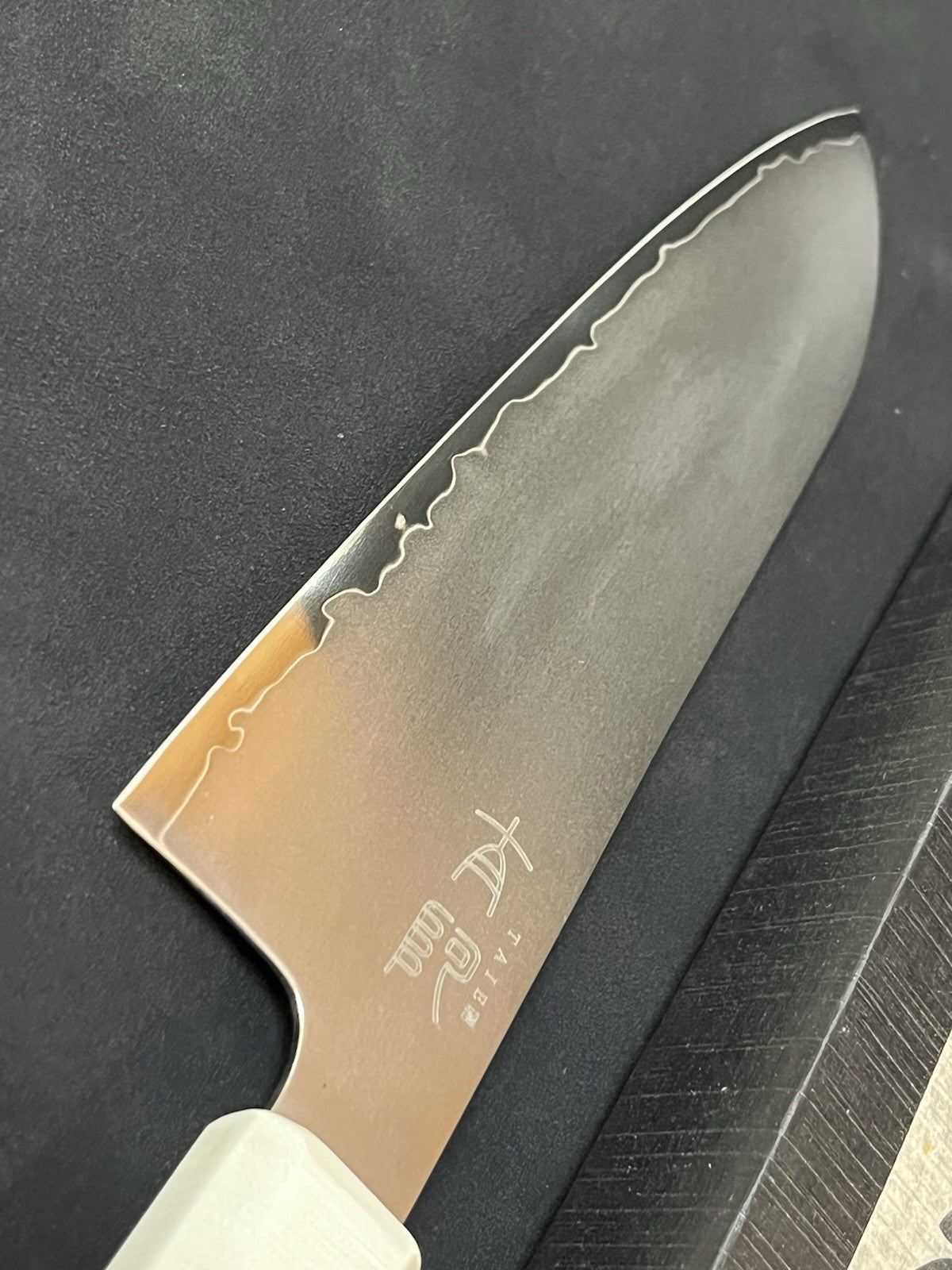 Japanese-Style Damascus Knife Set 3PC 8" Gyuto 7" Nakiri 180mm Santoku 9Cr Core