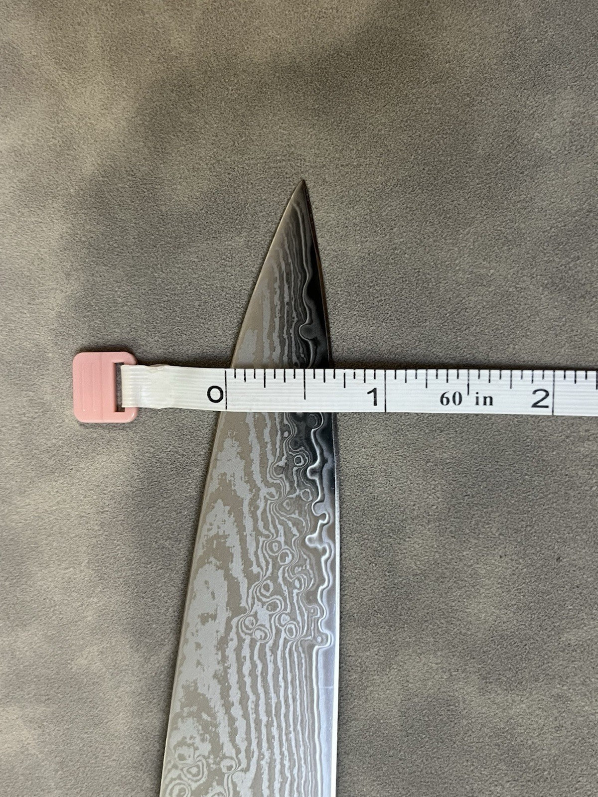 9.5" Sujihiki Slicer S35VN Powder Steel Damascus G10 Mosaic Pin Japanese Style