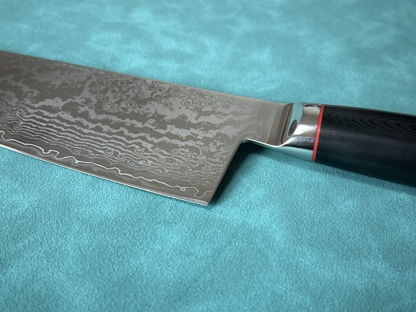 210mm 8" Gyuto Chef Knife S35VN Powder Steel Damascus G10 Mosaic Handle HRC 61+