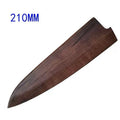 210mm 8" Wooden Saya for Gyuto Chef Knife Edge Guard Sheath with Magnetic Pin
