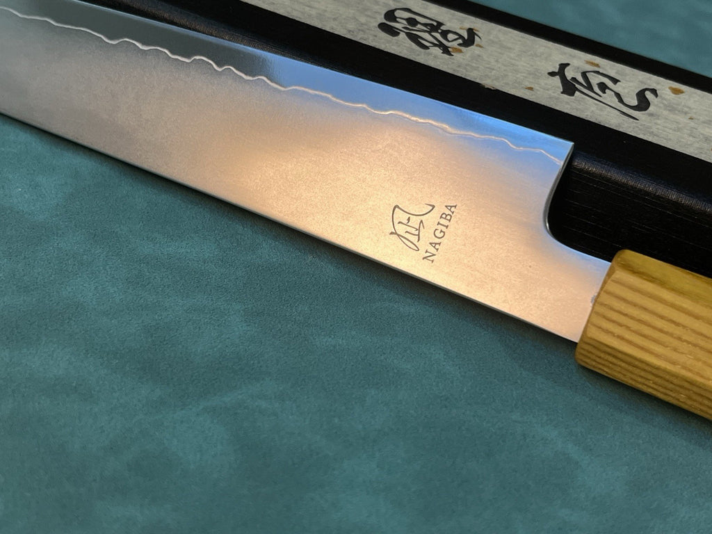 NAGIBA Sujihiki Sashimi Knife 270mm/10.5" N690 Japanese Style Wa Wood Handle