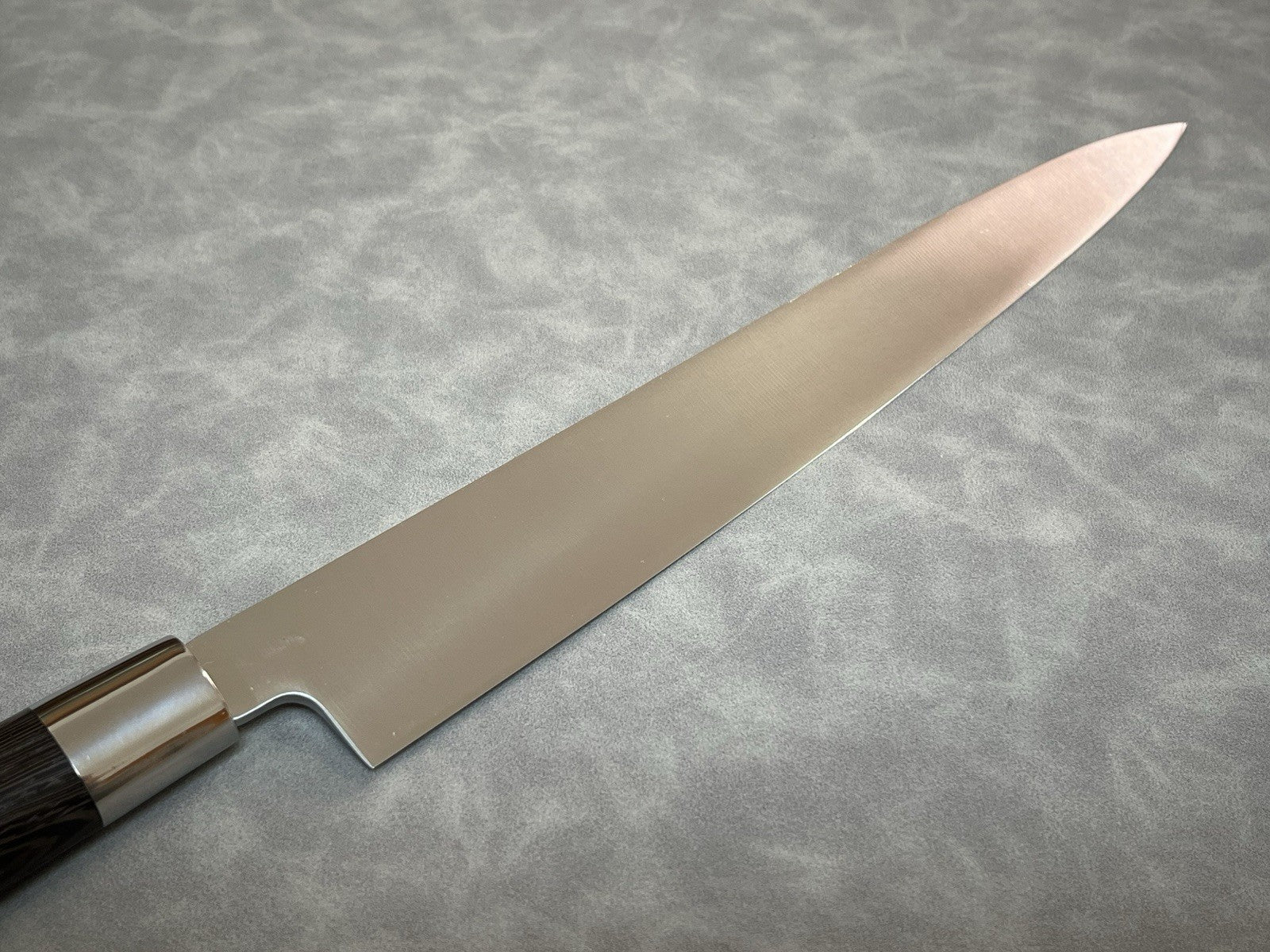 Left 270mm 10.5" Single Bevel Yanagiba Sashimi Knife Uraoshi 7Cr Wenge Handle