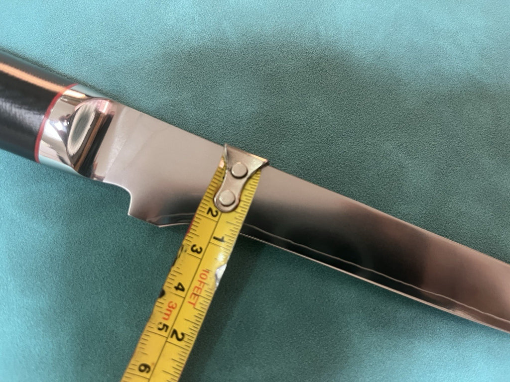 7in/180mm Japanese Style Boning Knife 10Cr15 Stainless Steel G10 Handle Fillet