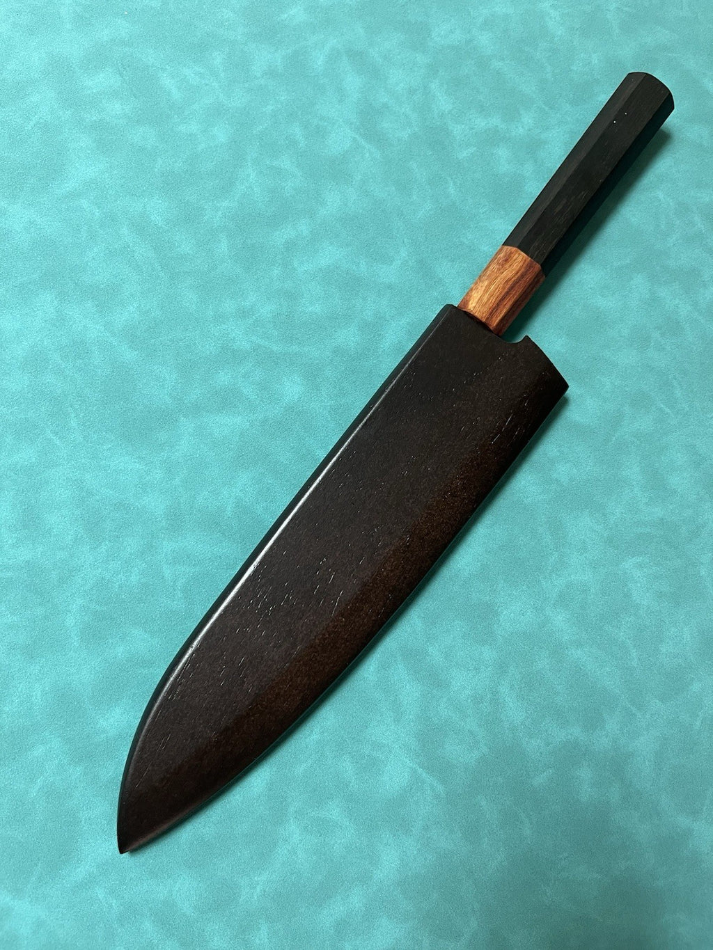 NAGIBA Gyuto Chef Knife 210mm/8.3" VG10 Damascus Blade + Magnetic Wood Saya